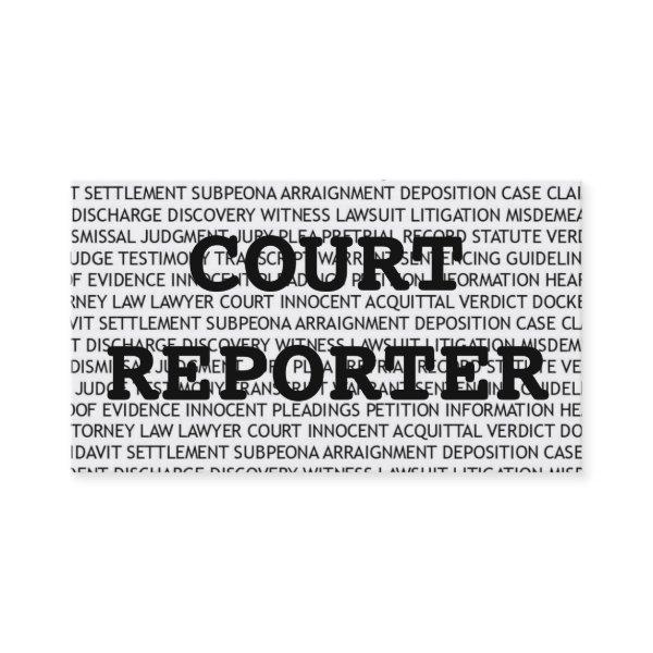 Court Reporter Words