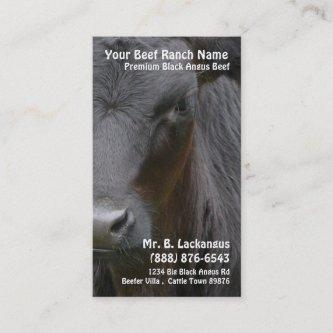 Cow Head  Black Angus Beef Ranch