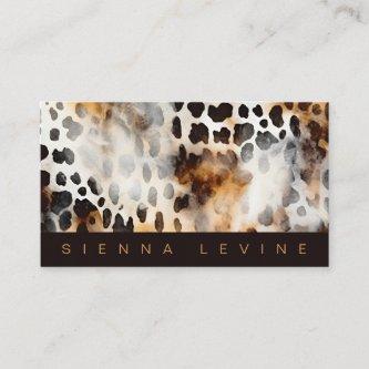 Cow Leopard Print Animal Skin Abstract Art