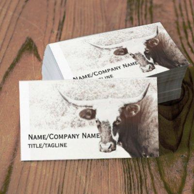 cow photo art sepia tone custom double sided