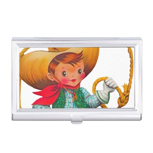 Cowboy Retro Boy Child Cute Western  Case