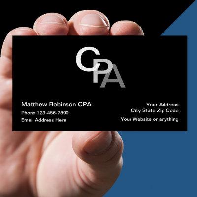 CPA Accountant Monogram Style