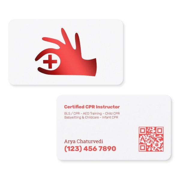 CPR Instructor & First Aid QR