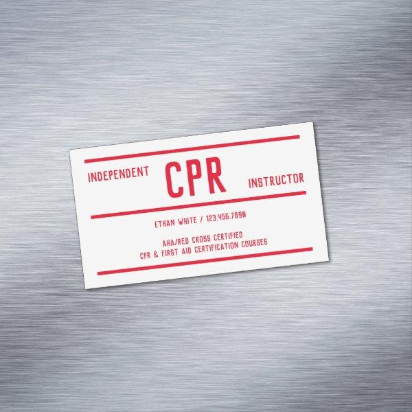 CPR Training Instructor  Magnet