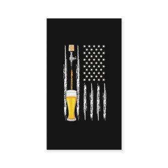 Craft Beer Love American Flag USA 4th July Brewery