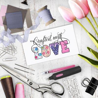 Crafted With Love Black Script ID193