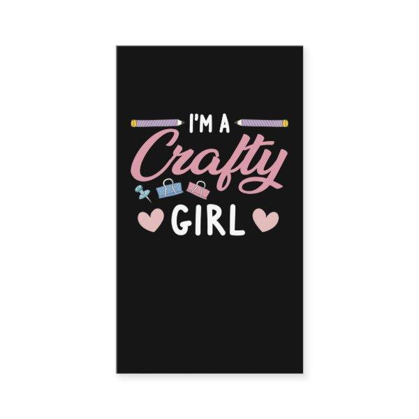 Crafty Scrapbooking Girl Book Lover