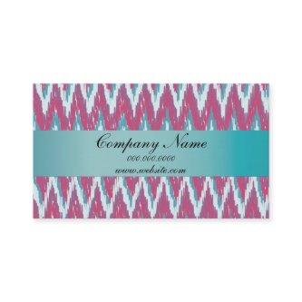 Cranberry and Teal iKat ZigZag 2019 Calendar