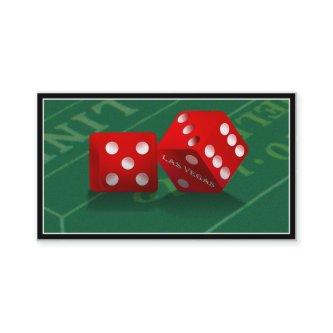 Craps Table With Las Vegas Dice
