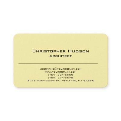 Cream & Beige Background Color Company Architect
