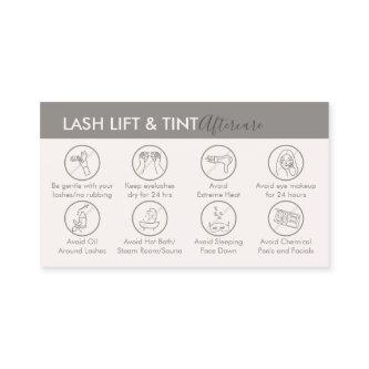 Cream Beige Tan Aftercare for Lash Lift and Tint