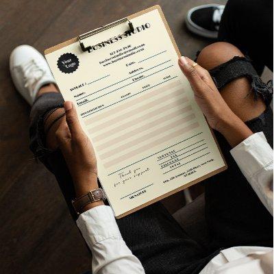 Cream Marble Invoice Sales Receipt Small Business