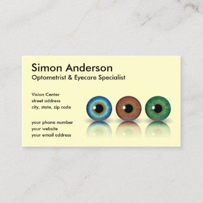 Cream Professional Eyeballs Optometry