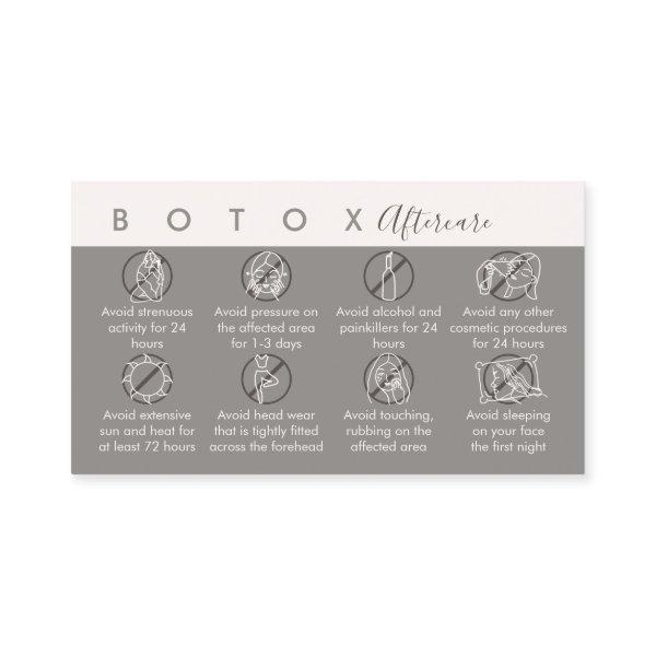 Cream Tan Botox Aftercare Instructions