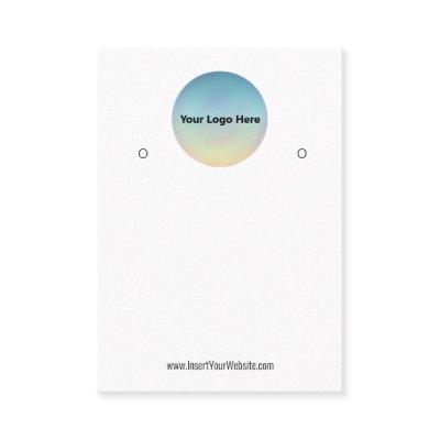 Creat Your Custom Logo Earring Display Card