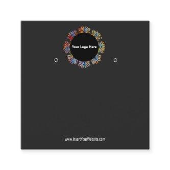 Creat Your Custom Logo Earring Display Card