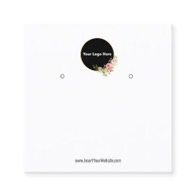 Creat Your Custom Logo Earring Display Card