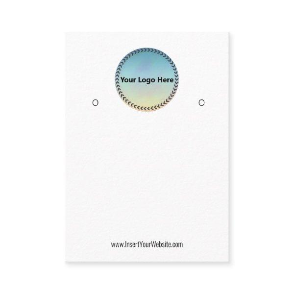 Creat Your Custom Logo Earring Display Card