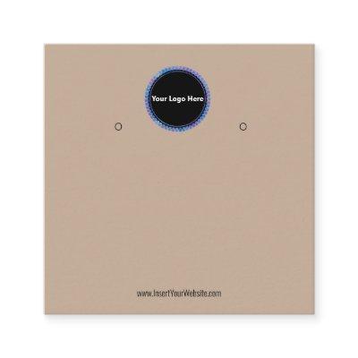 Creat Your Custom Logo Earring Display Card