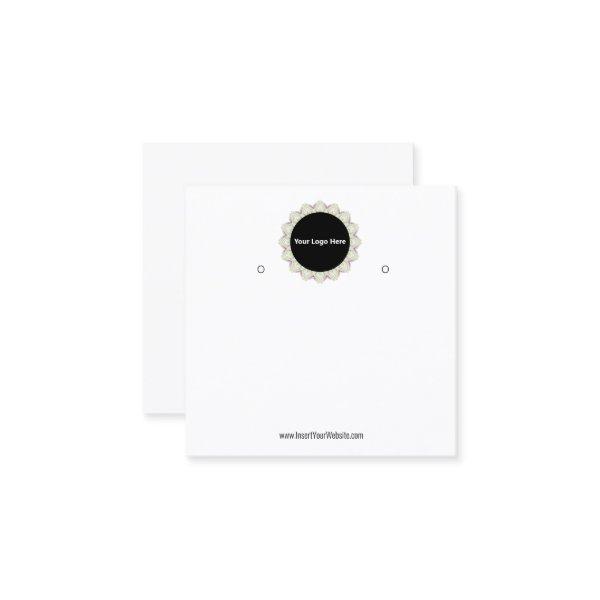 Creat Your Custom Logo Earring Display Card