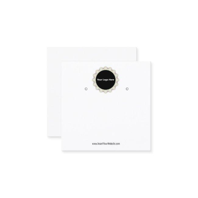 Creat Your Custom Logo Earring Display Card