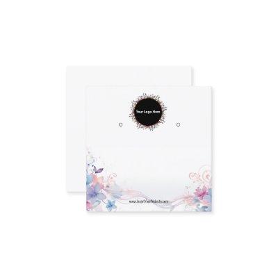Creat Your Custom Logo Earring Display Card