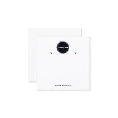 Creat Your Custom Logo Earring Display Card