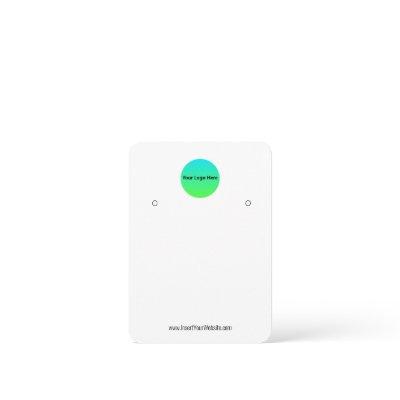 Creat Your Custom Logo Earring Display Card
