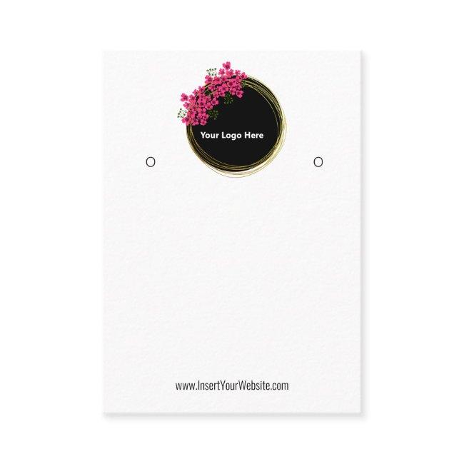 Creat Your Custom Logo Earring Display Card