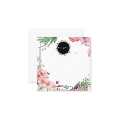 Creat Your Custom Logo Earring Display Card
