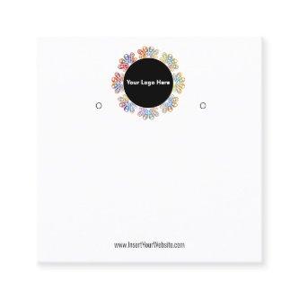 Creat Your Custom Logo Earring Display Card