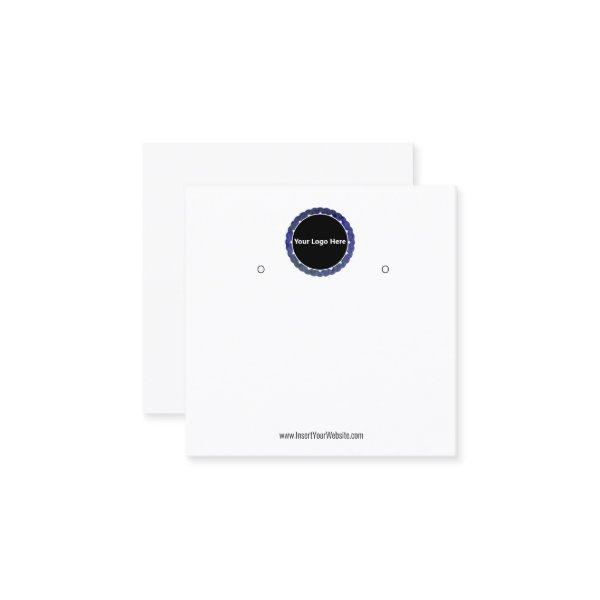 Creat Your Custom Logo Earring Display Card