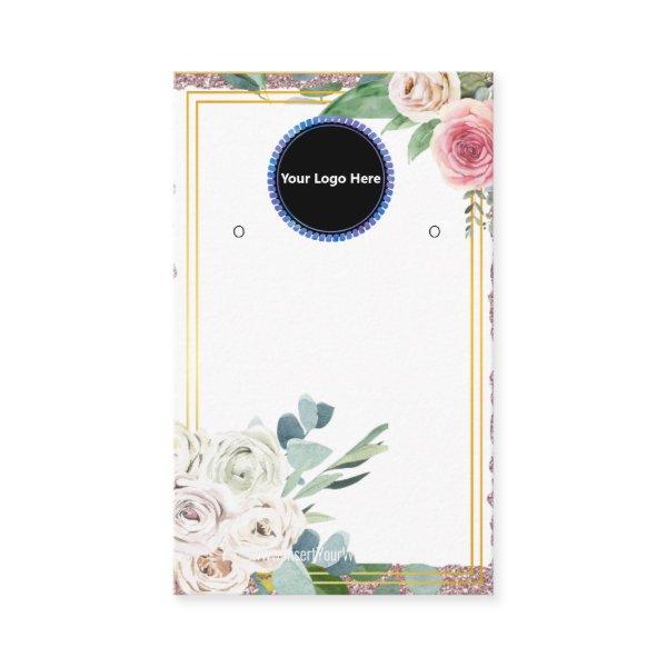 Creat Your Custom Logo Earring Display Card