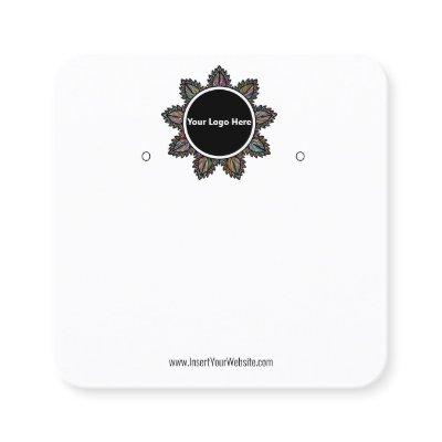 Creat Your Custom Logo Earring Display Card