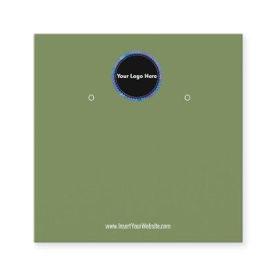 Creat Your Custom Logo Earring Display Card