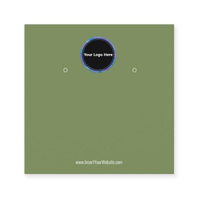 Creat Your Custom Logo Earring Display Card