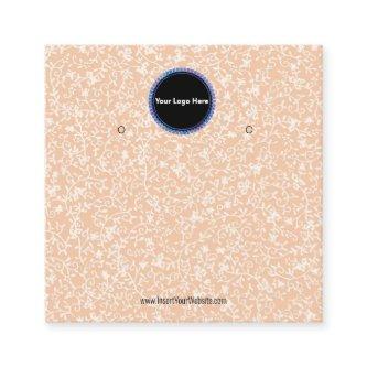Creat Your Custom Logo Earring Display Card