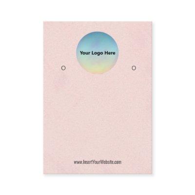 Creat Your Custom Logo Earring Display Card