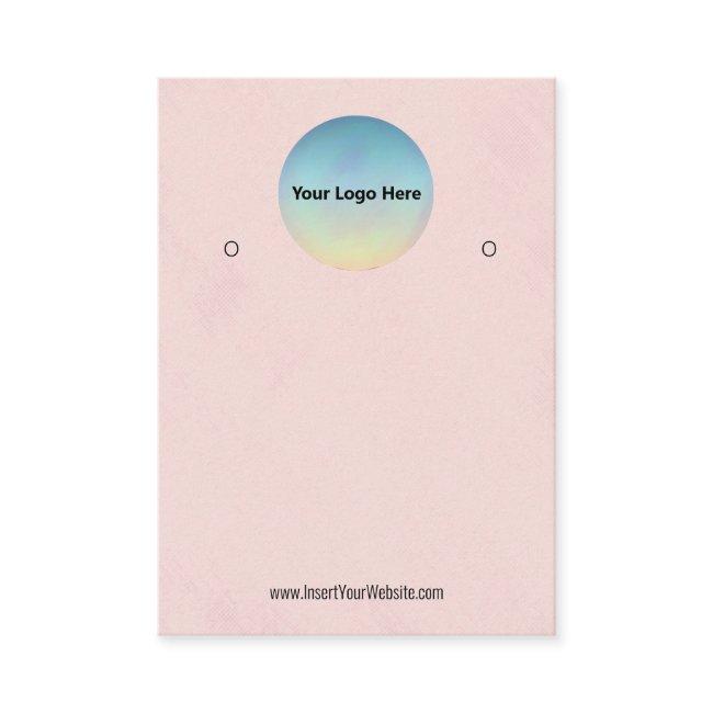 Creat Your Custom Logo Earring Display Card