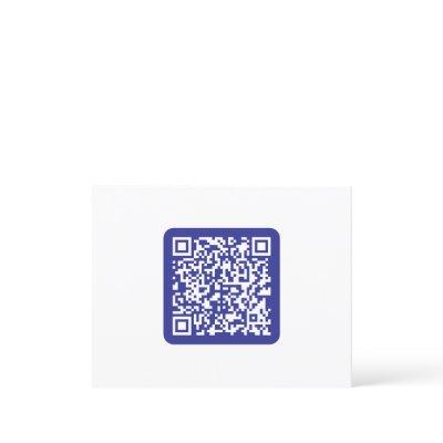 Create a Scannable QR code | Editable Dark Blue Thank You Card