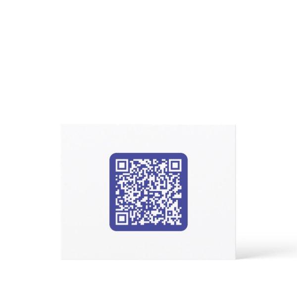 Create a Scannable QR code | Editable Dark Blue Thank You Card