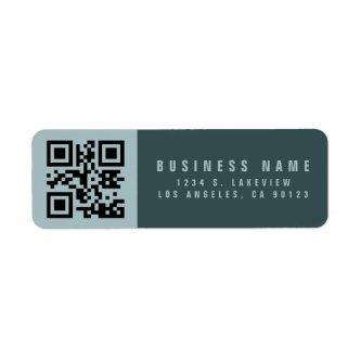 Create a Scannable QR Code | Modern Return Address Label
