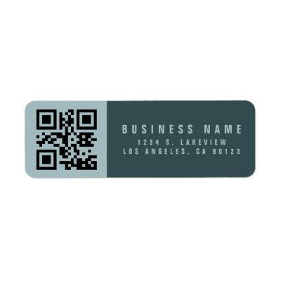 Create a Scannable QR Code | Modern Return Address Label