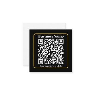 Create an Instantly Scannable Business QR code Enclosure Card