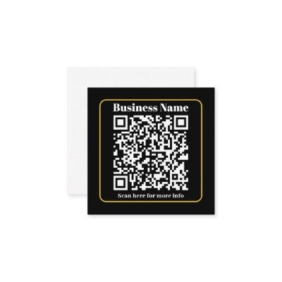Create an Instantly Scannable Business QR code Note Card
