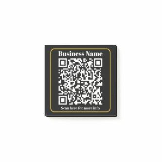 Create an Instantly Scannable Business QR code Post-it Notes