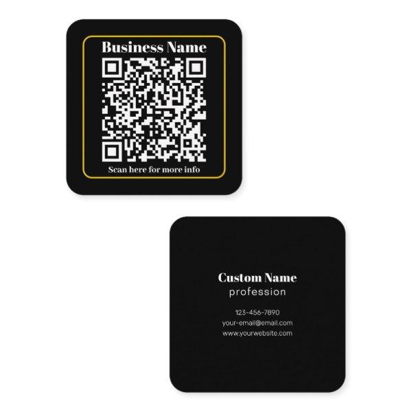 Create an Instantly Scannable Business QR code Square