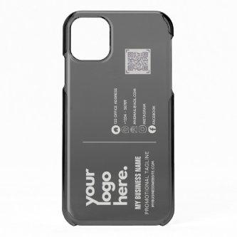 Create Own QR Code Business Logo Social Media ID  iPhone 11 Case