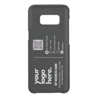 Create Own QR Code Business Logo Social Media ID   Uncommon Samsung Galaxy S8 Case