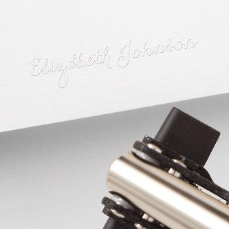 Create Personalized Custom Elegant Name Signature Embosser